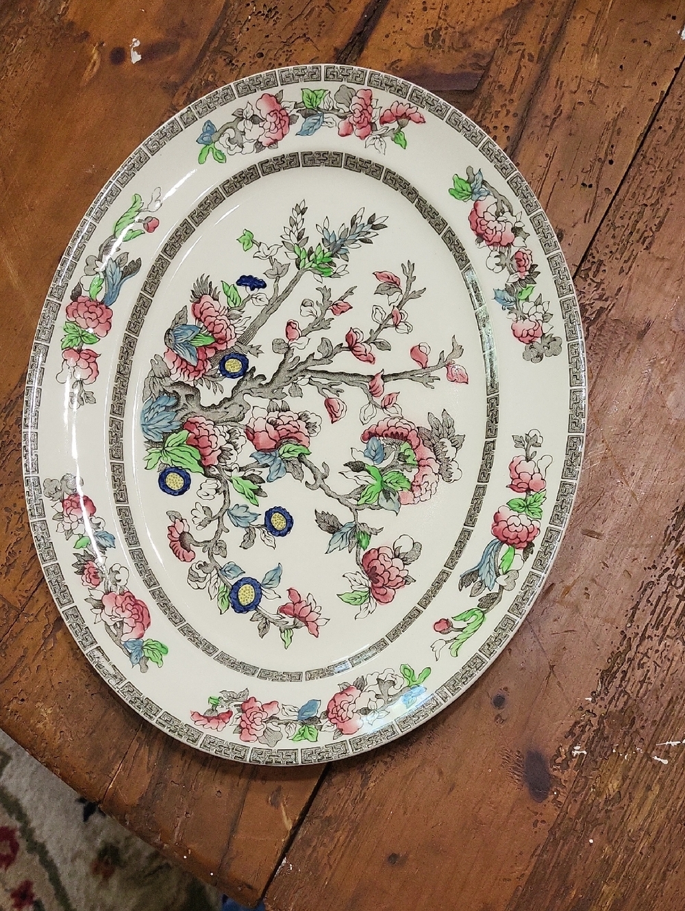 Vintage Johnson Brothers Indian Tree Oval Platter